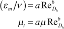constant diffusivity model