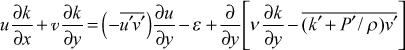 k transport equation
