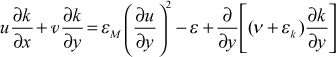 finalized k transport equation